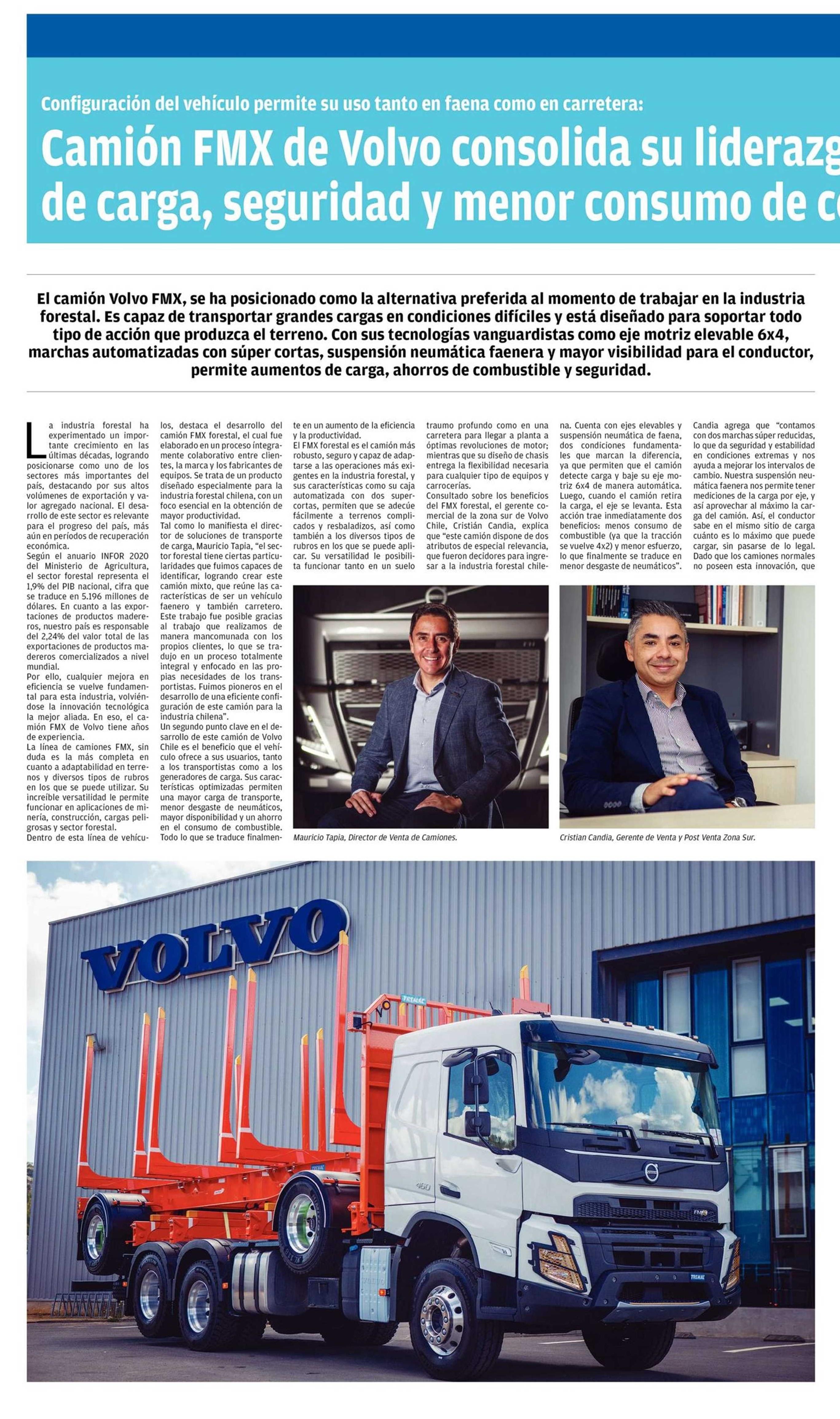El FMX MAX cuenta con nuevos ejes - Volvo Group Peru